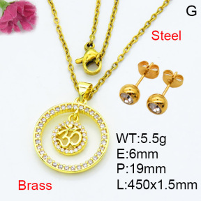 Fashion Brass Sets  F3S007622aakl-L002