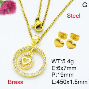 Fashion Brass Sets  F3S007624aakl-L002