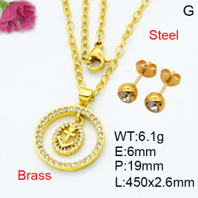 Fashion Brass Sets  F3S007627aakl-L002