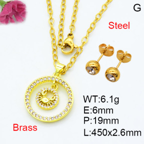 Fashion Brass Sets  F3S007628aakl-L002