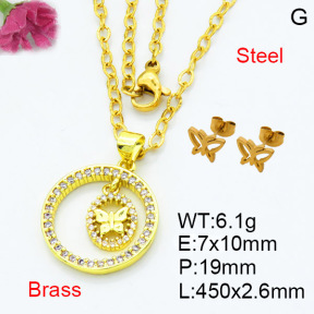 Fashion Brass Sets  F3S007630aakl-L002