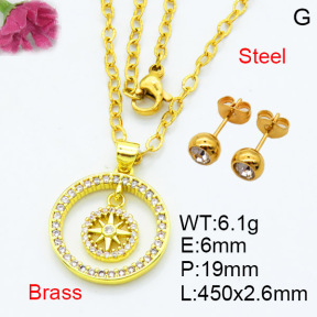 Fashion Brass Sets  F3S007634aakl-L002