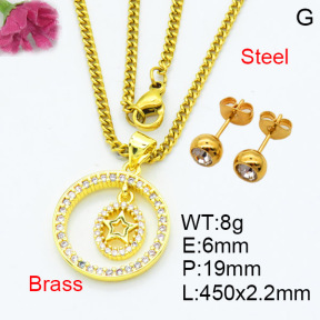 Fashion Brass Sets  F3S007635aakl-L002