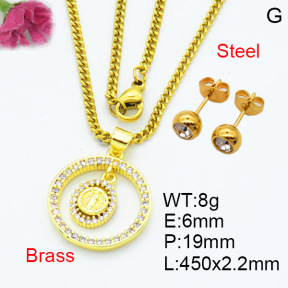 Fashion Brass Sets  F3S007636aakl-L002