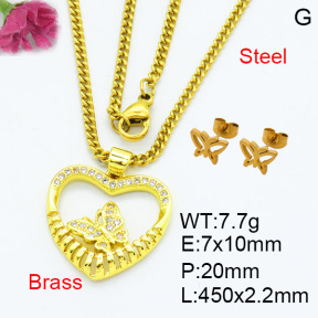 Fashion Brass Sets  F3S007637aajl-L002