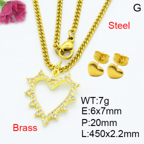 Fashion Brass Sets  F3S007640avja-L002