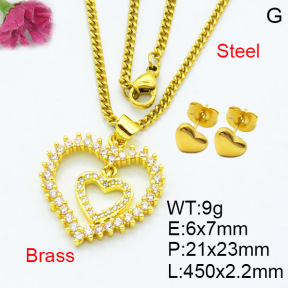 Fashion Brass Sets  F3S007641aakl-L002