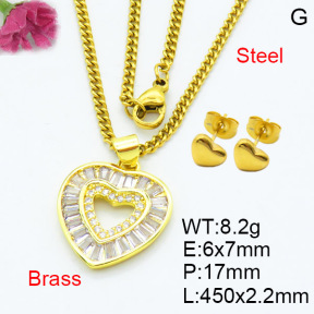 Fashion Brass Sets  F3S007642aakl-L002