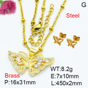 Fashion Brass Sets  F3S007645aakl-L002