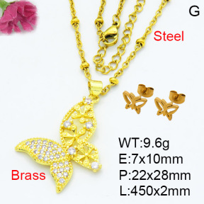 Fashion Brass Sets  F3S007646aakl-L002