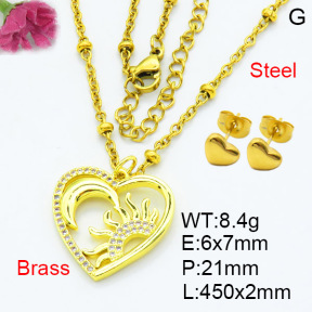 Fashion Brass Sets  F3S007648aajl-L002