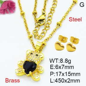 Fashion Brass Sets  F3S007652aakl-L002