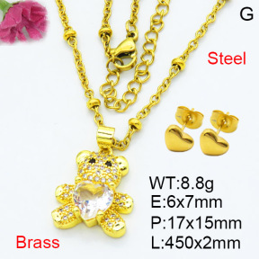 Fashion Brass Sets  F3S007653aakl-L002