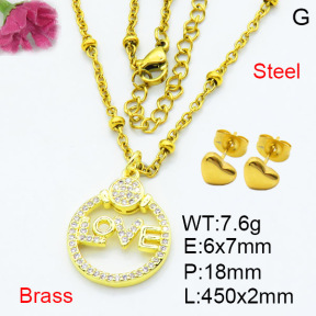 Fashion Brass Sets  F3S007654aajl-L002