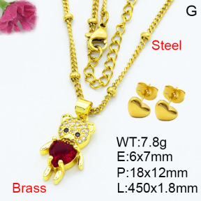 Fashion Brass Sets  F3S007655aajl-L002