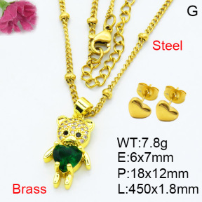 Fashion Brass Sets  F3S007658aajl-L002