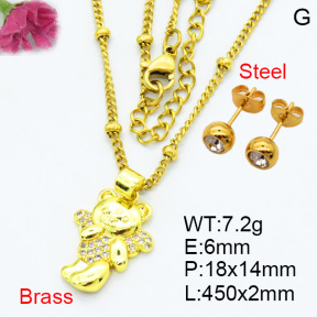 Fashion Brass Sets  F3S007660avja-L002