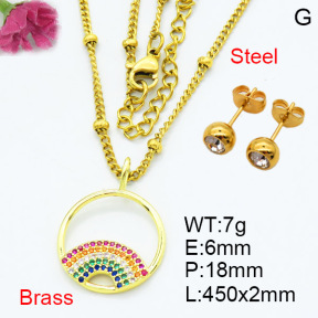 Fashion Brass Sets  F3S007661aakl-L002