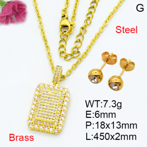 Jusnova  Fashion Brass Sets  F3S007665bbml-L002