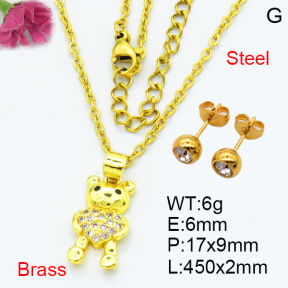 Fashion Brass Sets  F3S007667avja-L002