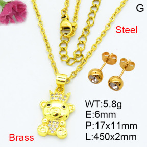 Fashion Brass Sets  F3S007668avja-L002