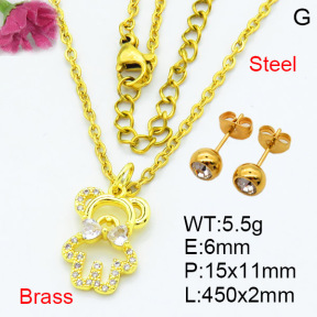 Fashion Brass Sets  F3S007669vail-L002