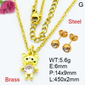 Fashion Brass Sets  F3S007671vaia-L002