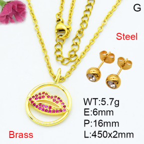 Fashion Brass Sets  F3S007672aajl-L002