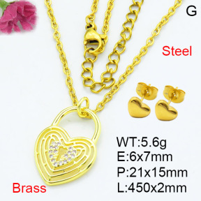 Fashion Brass Sets  F3S007673avja-L002