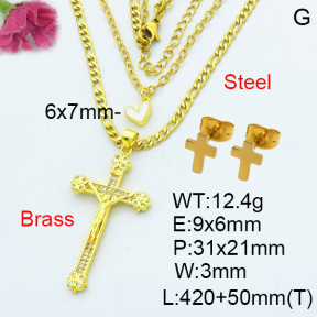 Fashion Brass Sets  F3S007680baka-L002