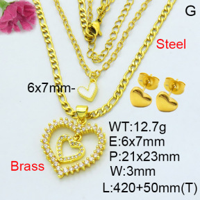 Jusnova  Fashion Brass Sets  F3S007681vbmb-L002