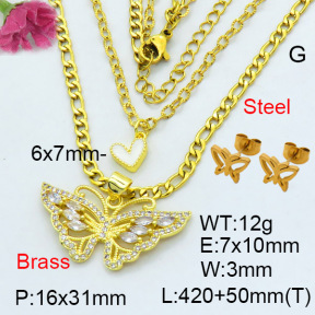 Fashion Brass Sets  F3S007682vbmb-L002