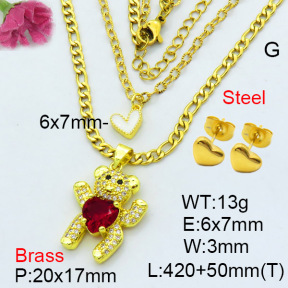 Fashion Brass Sets  F3S007683vbll-L002