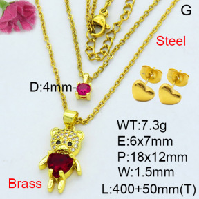 Fashion Brass Sets  F3S007695aajl-L002