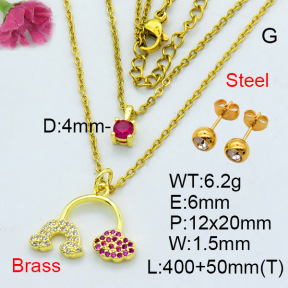 Fashion Brass Sets  F3S007697aaio-L002