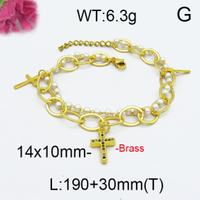 Fashion Brass Bracelet  F5B300005vbpb-J71