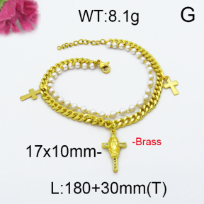 Fashion Brass Bracelet  F5B300012vbpb-J71