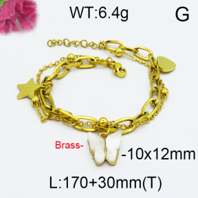 Jusnova  Fashion Brass Bracelet  F5B400028vbpb-J71