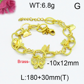 Jusnova  Fashion Brass Bracelet  F5B400029vbpb-J71