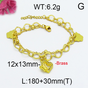 Jusnova  Fashion Brass Bracelet  F5B400033vbpb-J71