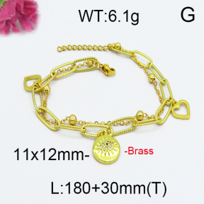 Fashion Brass Bracelet  F5B400036vbpb-J71