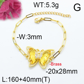 Fashion Brass Bracelet  F6B404629abol-J66
