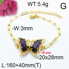 Fashion Brass Bracelet  F6B404632abol-J66