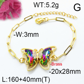 Fashion Brass Bracelet  F6B404633abol-J66