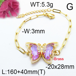 Fashion Brass Bracelet  F6B404638abol-J66