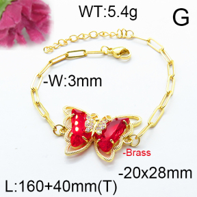 Fashion Brass Bracelet  F6B404639abol-J66