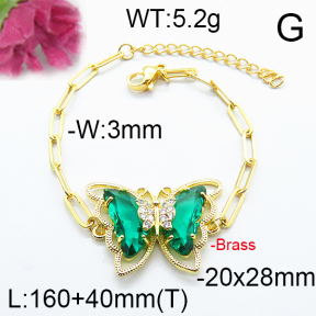 Fashion Brass Bracelet  F6B404641abol-J66