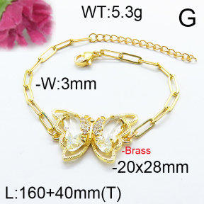 Fashion Brass Bracelet  F6B404642abol-J66