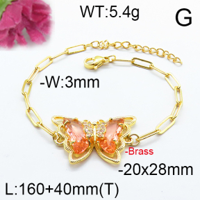 Fashion Brass Bracelet  F6B404643abol-J66