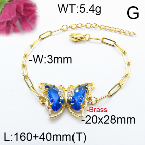 Fashion Brass Bracelet  F6B404644abol-J66